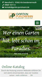 Mobile Screenshot of garten-punzmann.de